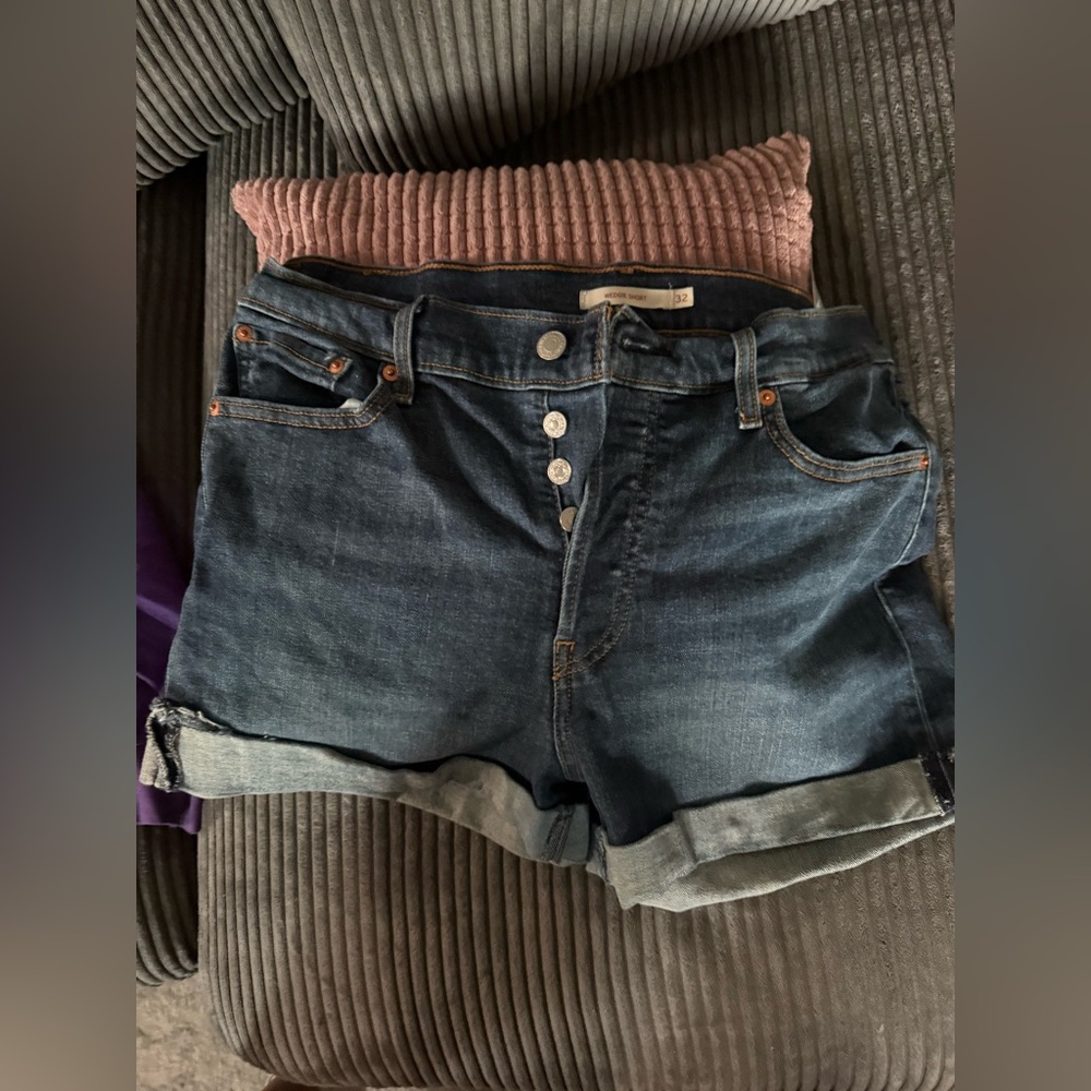 Levi's Denim Button-Fly Shorts